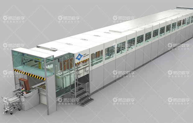 VCP垂直連續(xù)電鍍生產(chǎn)線三維動畫制作